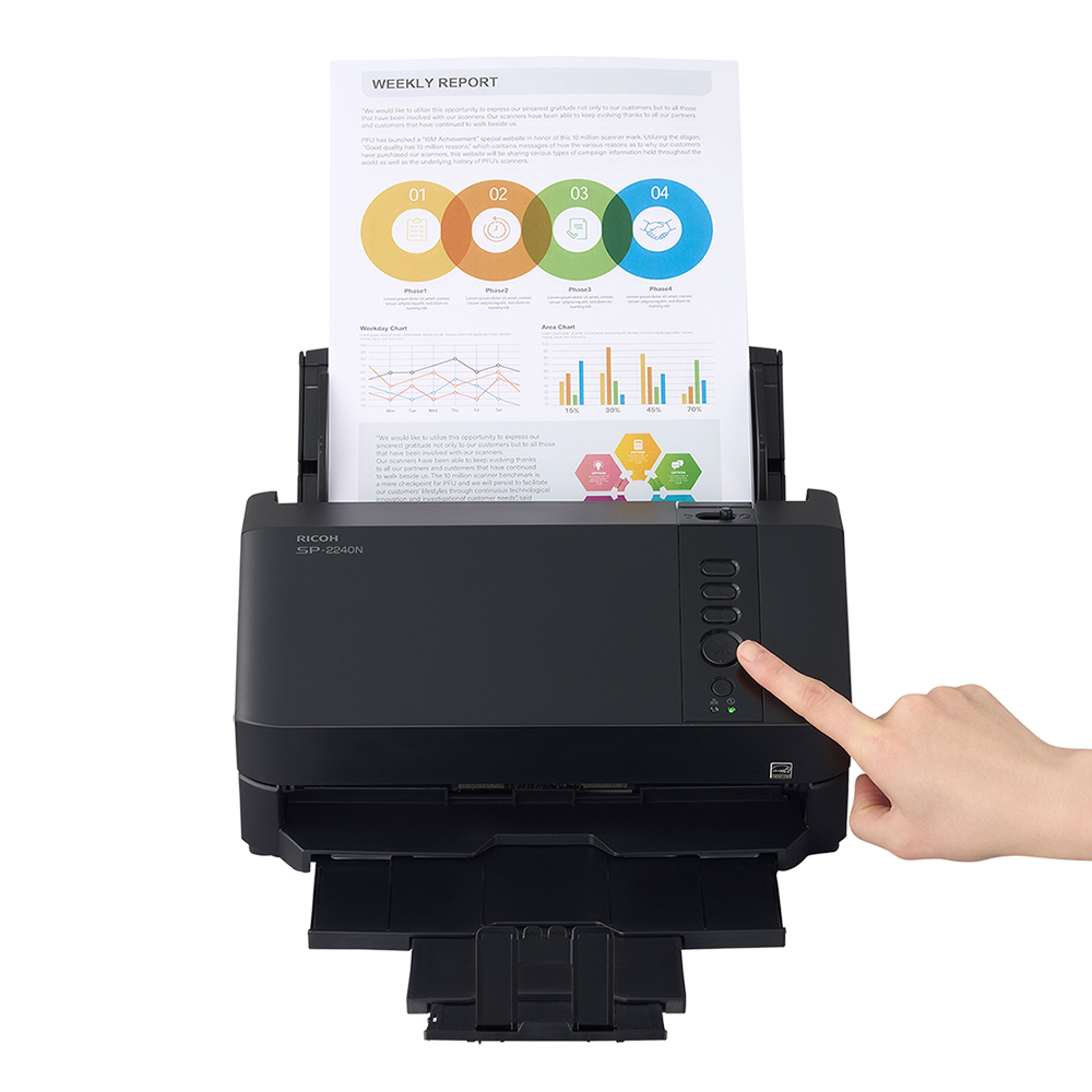 SP-2240N Color Duplex Document Scanner