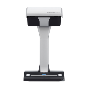 ScanSnap SV600 enables damage‑free scanning of archival documents with contactless overhead capture.