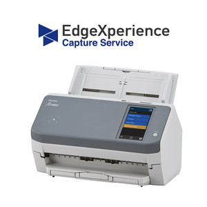 fi‑7300NX flexible, cloud‑ready scanner with EdgeXperience Capture Service, including a 1‑year subscription