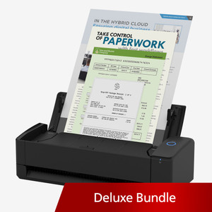 ScanSnap iX1300 Deluxe Compact Wi-Fi Scanner for PC and Mac (Black)