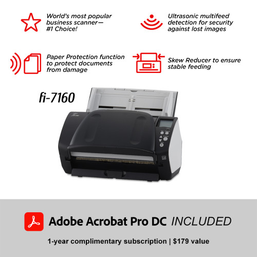 difference between fujitsu fi 7160 and scansnap