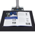 ScanSnap SV600 overhead scanner capturing thick books without contact or page damage.