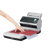 fi‑8270 ADF and flatbed office scanner scanning a red notebook for thick or bound documents