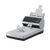 fi‑8250 office scanner with flatbed and ADF, shown with document feeder and output tray open
