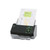 fi‑8040 compact network scanner with touch screen and DirectScan, showing multiple documents loaded in feeder