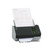 fi‑8040 compact network scanner with touch‑screen interface, scanning a document