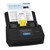 ScanSnap iX1600 Chromebook Edition document scanner shown scanning multiple documents with one-touch scanning