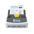 ScanSnap iX1600 document scanner shown with documents in feeder and output trays