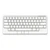 HHKB Studio 60% hot-swappable mechanical keyboard in snow with MX-compatible switches and stamped keycaps, top view.