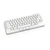 HHKB Studio 60% hot-swappable mechanical keyboard in snow with MX-compatible switches and stamped keycaps, top view.