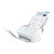 ScanSnap iX2500 scanner with its touchscreen interface and open document feeder visible.