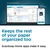 ScanSnap iX2500 with ScanSnap Home apps to organize documents and keep papers managed.