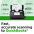 ScanSnap iX2500 optimized for fast, accurate receipt scanning to QuickBooks with 100‑sheet feeder and auto naming.