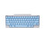 Happy Hacking Keyboard Sky Blue Stamped Full Key Top Set