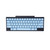 Happy Hacking Keyboard Sky Blue Stamped Full Key Top Set
