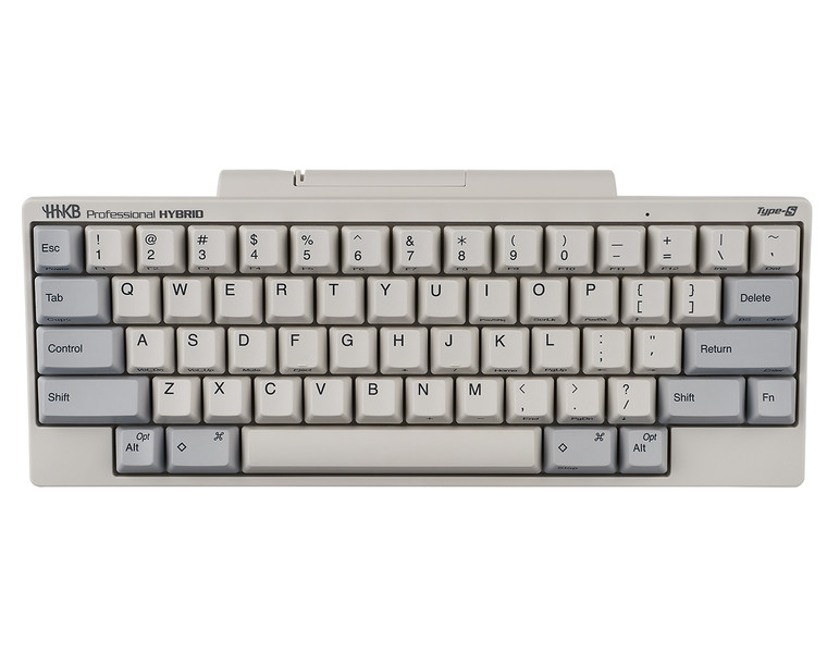 Happy Hacking Keyboard Professional Hybrid Type-S (White) 45G Key Weight