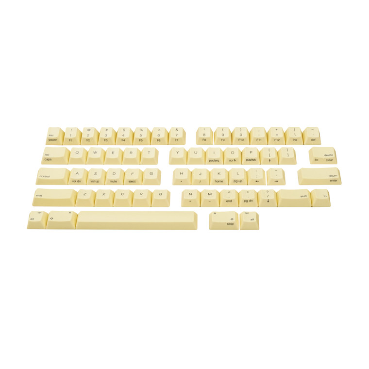 Happy Hacking Keyboard Dandelion Stamped Full Key Top Set