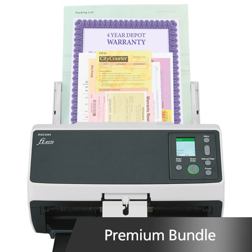 fi-8170 Premium Bundle Color Duplex Document Scanner