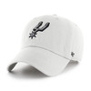 San Antonio Spurs Men's '47 Brand Clean Up Hat -Gray
