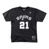 San Antonio Spurs Men's Mitchell And Ness Tim Duncan Name and Number T-Shirt