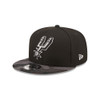 San Antonio Spurs Men's New Era Black Camo Logo Snapback Cap - Black