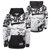 San Antonio Spurs Youth OuterStuff Spray Ball Hoodie - Black and Gray