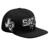 San Antonio Spurs Men's Pro Standard 2022-2023 SATX Wordmark Cap - Black