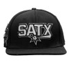 San Antonio Spurs Men's Pro Standard 2022-2023 SATX Wordmark Cap - Black