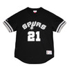 San Antonio Spurs Men's Mitchell and Ness 1999 Tim Duncan Baseball T-Shirt - Black