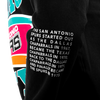 San Antonio Spurs Men's Mitchell and Ness 50th Anniversary Origins Fleece Hoodie - Black