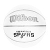 San Antonio Spurs Wilson Autograph Mini Basketball- Black and White