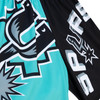 San Antonio Spurs Men's Mitchell and Ness Big Face 5.0 Shorts - Teal