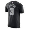 San Antonio Spurs Men's Nike Statement Edition #3 Keldon Johnson Name and Number T-Shirt - Black