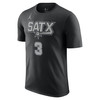 San Antonio Spurs Men's Nike Statement Edition Keldon Johnson Name and Number T-Shirt - Black