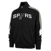 San Antonio Spurs Men's '47 Brand Shoot Out Track Jacket - Black