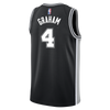 San Antonio Spurs Men's Nike Icon Edition Devonte Graham Swingman Jersey