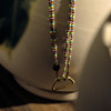 San Antonio Spurs Raven + Lily Gold Carabiner Bead Necklace