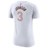 San Antonio Spurs Women's Nike 2023-2024 City Edition Keldon Johnson Name and Number T-Shirt