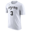 San Antonio Spurs Men's Nike Association Edition Keldon Johnson Name and Number T-Shirt - White