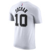 San Antonio Spurs Men's Nike Association Edition Jeremy Sochan Name and Number T-Shirt - White