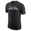 San Antonio Spurs Men's Nike Essentials Arch T-Shirt - Black