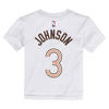 San Antonio Spurs Toddlers Nike 2023-2024 City Edition Keldon Johnson Name and Number T-Shirt - White