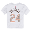San Antonio Spurs Toddlers Nike 2023-2024 City Edition Devin Vassell Name and Number T-Shirt - White