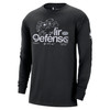San Antonio Spurs Men's Nike Defense Long Sleeve Shirt - Black