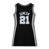 San Antonio Spurs Women's Mitchell And Ness 1998 Tim Duncan Jersey Dress - Black