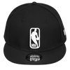 San Antonio Spurs Men's New Era 9FIFTY NBA Logo Cap - Black and White