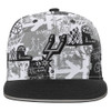 San Antonio Spurs Youth OuterStuff Street Hoop Fashion Adjustable Cap - White and Gray San Antonio Spurs Youth OuterStuff Street Hoop Fashion Adjustable Cap - White and Gray