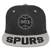 San Antonio Spurs Youth OuterStuff Embro Visor Flatbrim Cap - Black San Antonio Spurs Youth OuterStuff Embro Visor Flatbrim Cap - Black