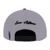 San Antonio Spurs Men's Pro Standard Stacked Stripe Pinch Front Snapback - Gray