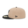 San Antonio Spurs Men's New Era 59Fifty Primary Fitted Cap - Cream and Black